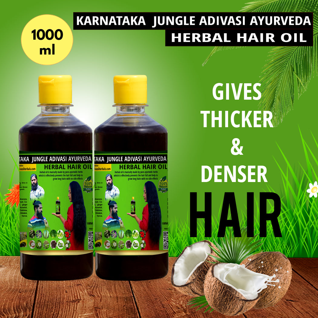 Karnataka Jungle Adivasi Ayurveda Herbal Hair Oil