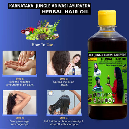 Karnataka Jungle Adivasi Ayurveda Herbal Hair Oil